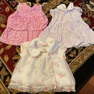 0-3m Floral Baby Girl Tops Bundle